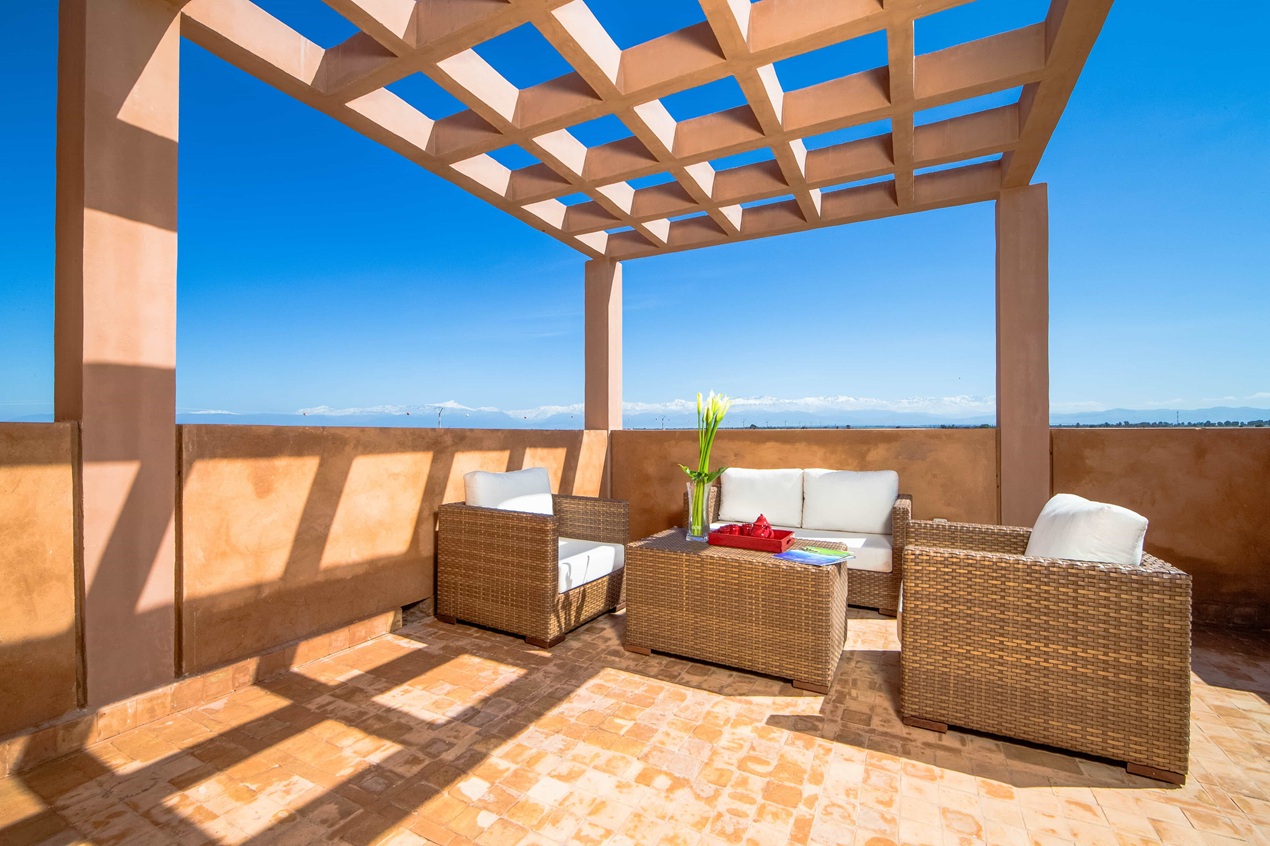 AKENZA GOLF RESORT MARRAKECH : Terrasse villa