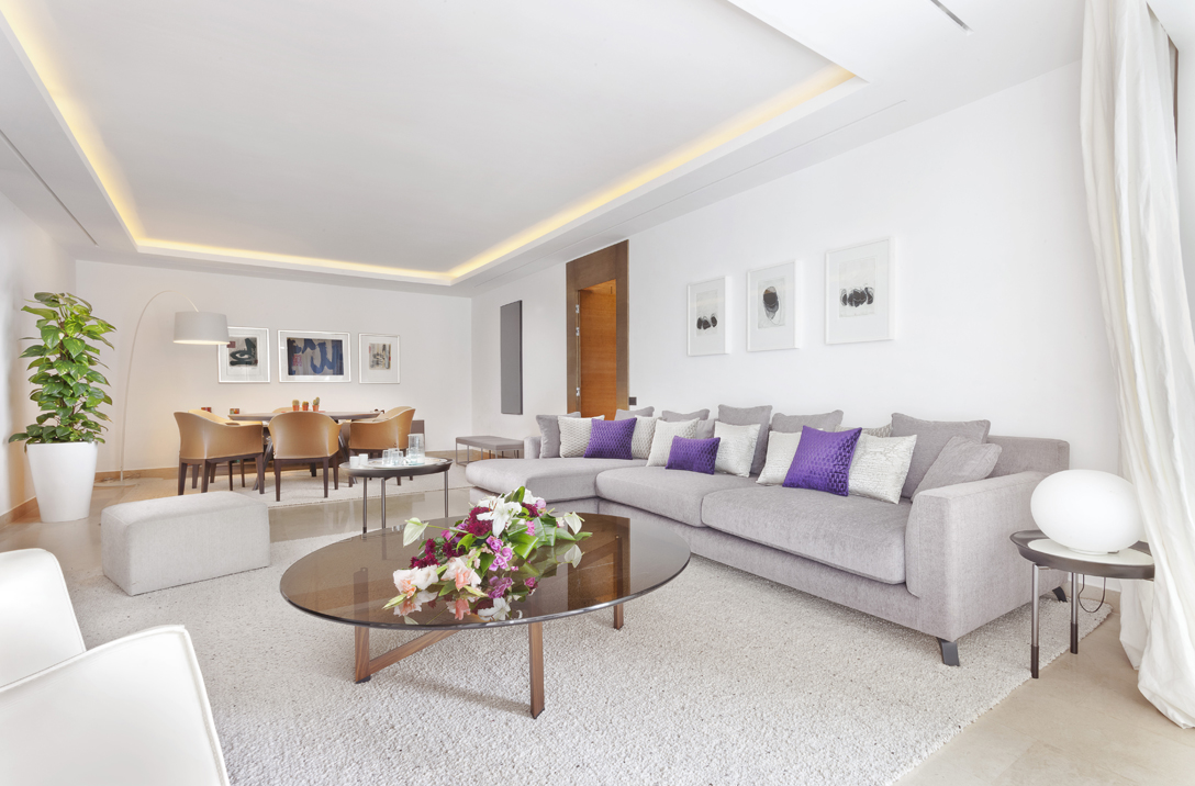 LE CLOS DES PINS AGDAL -RABAT : Petit salon avec salle à manger