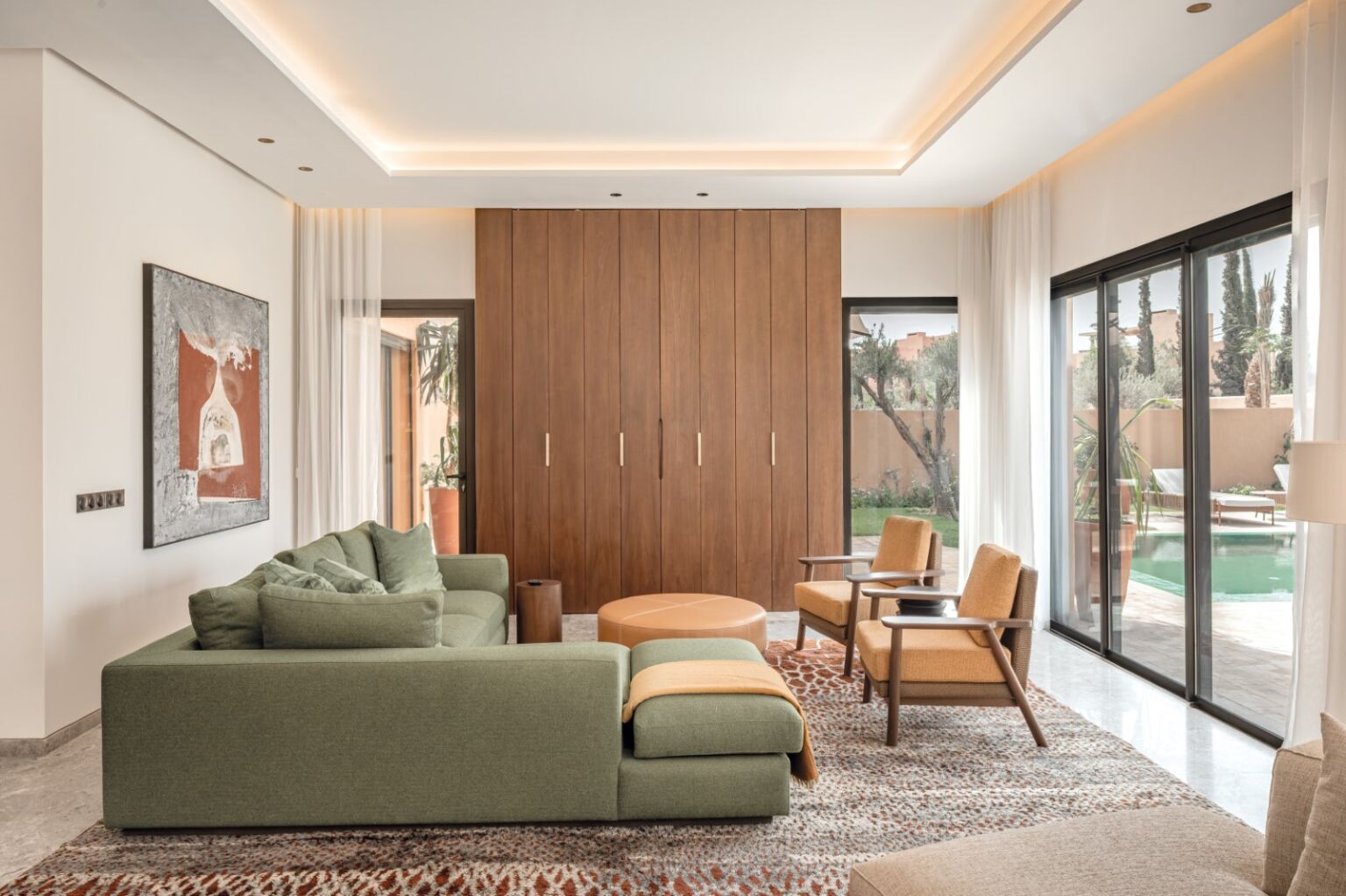 Marrakech al maaden collection les villas salon vue psicine